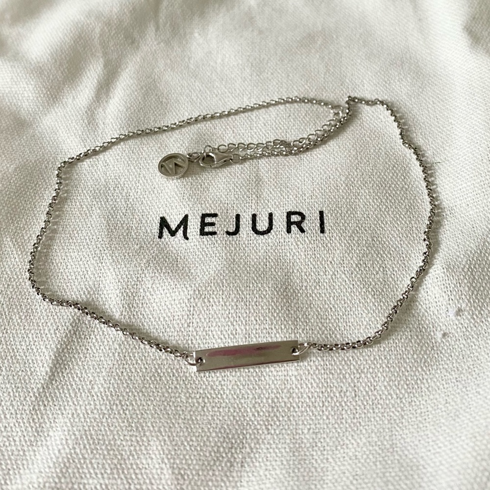 Mejuri x Ingrid Nilsen One Bar Choker Necklace